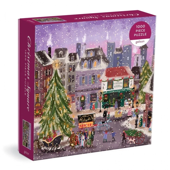 Puzzle Natale Galison Villaggio Innevato 1000 Pezzi