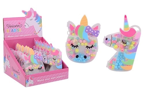 Set di Perline a Forma di Unicorno