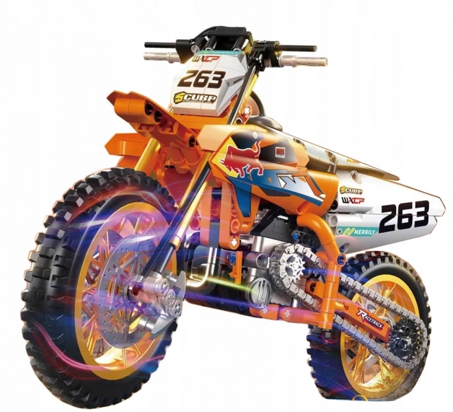 Set di costruzioni motocross 450 pezzi