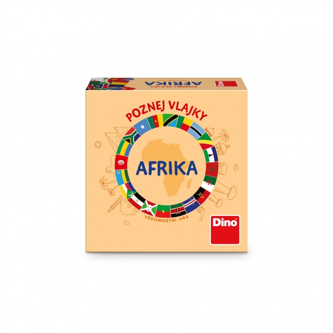 Gioco educativo bandiere dell'Africa