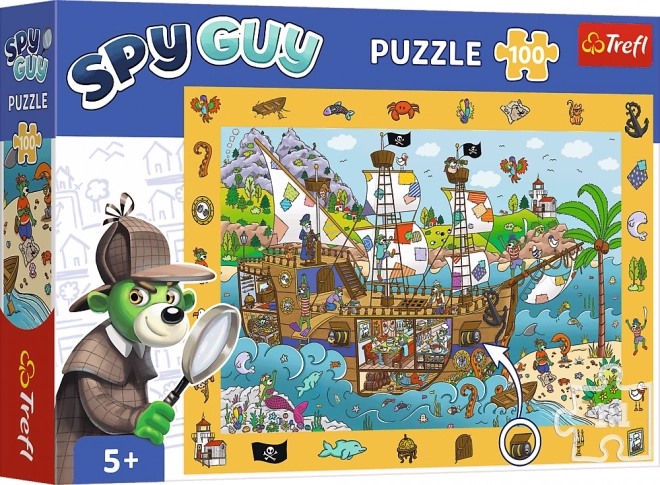 Puzzle Osservativi 100 pezzi - Spy Guy - Nave Pirata