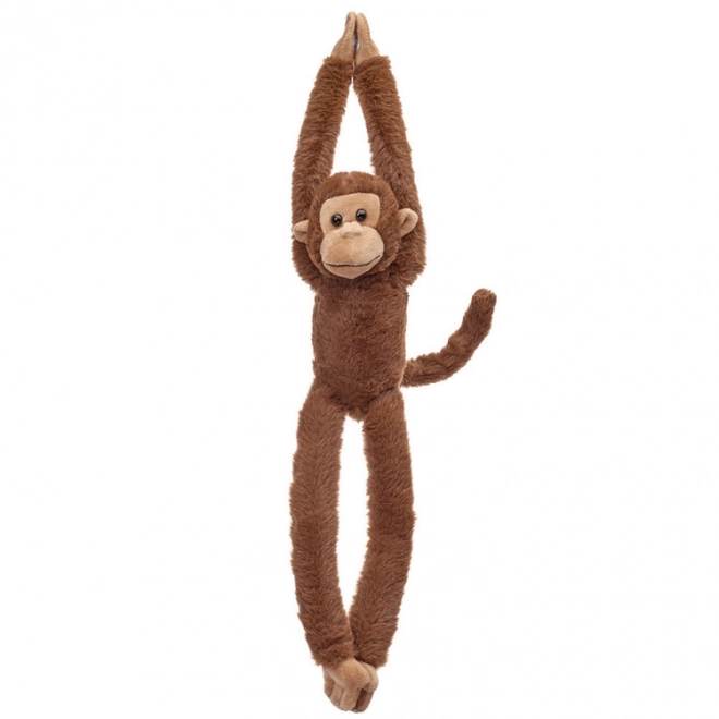 Mascotte di scimmia appesa marrone 40 cm