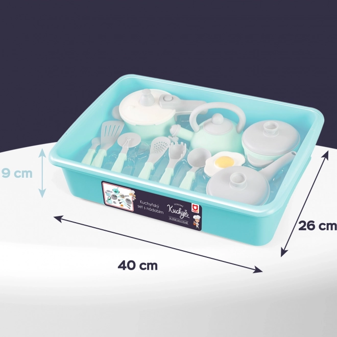Set da cucina con stoviglie
