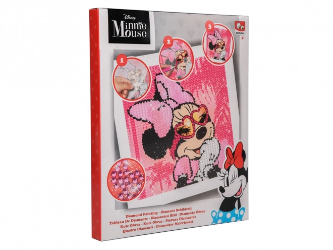 Pittura con diamanti di Minnie Mouse Disney