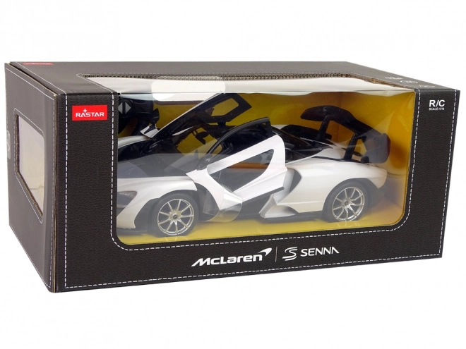 Auto R/C McLaren Senna Rastar 1:14 bianco con controllo remoto