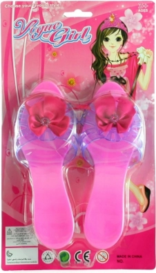 Scarpine in plastica con fiocco per bambini