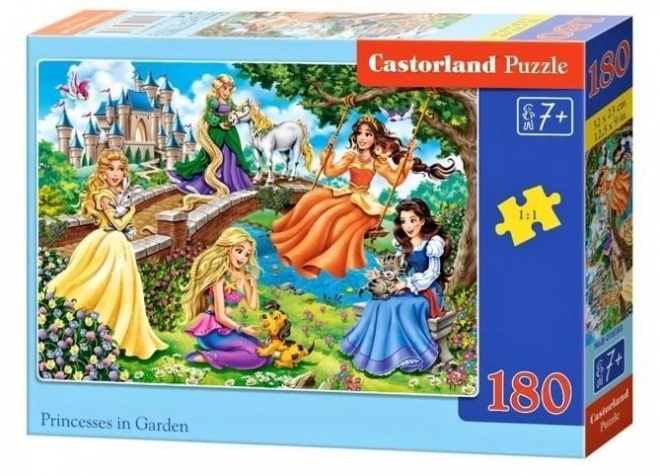 Puzzle 180 pezzi Principesse nel Giardino