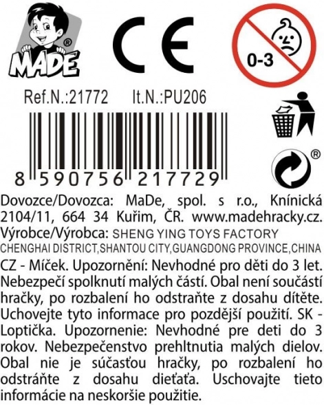 Palline colorate per bambini 9 cm, 12 pezzi