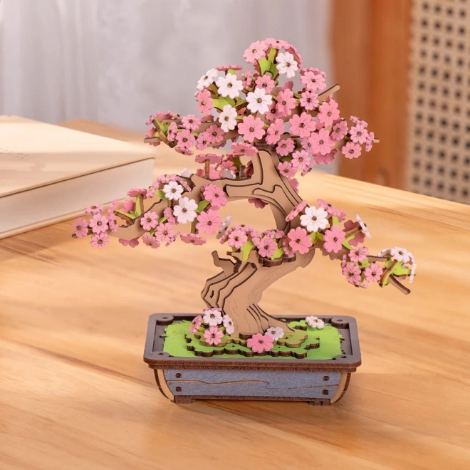 Puzzle 3D in legno Bonsai Sakura