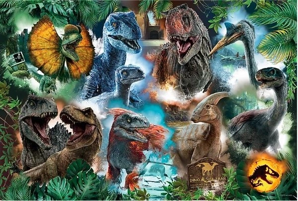 Puzzle 300 pezzi Dinosauri preferiti Jurassic World