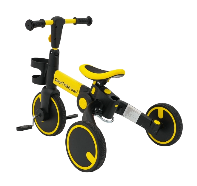 Bicicletta Happy Bike 3in1 Sportrike Rosa – Giallo