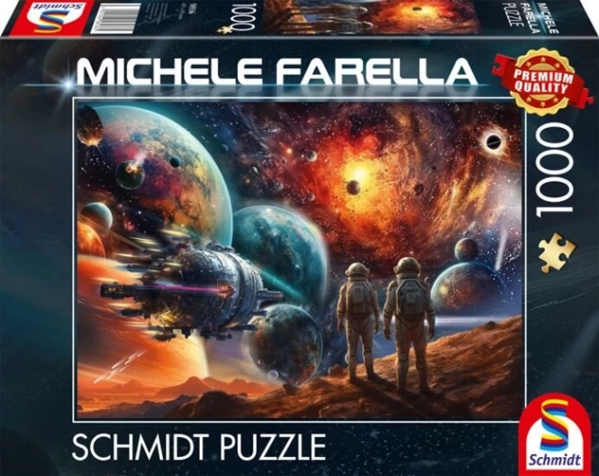 Schmidt puzzle Spazio a colori: viaggio nel cosmo 1000 pezzi