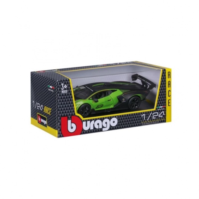 Lamborghini Essenza SCV12 verde in scala 1:24 di Bburago