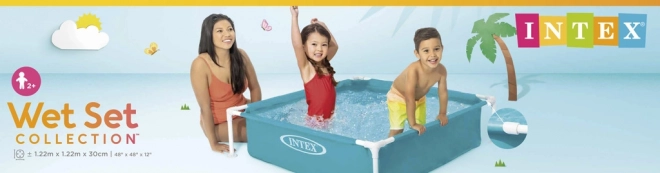 Mini piscina con struttura per bambini