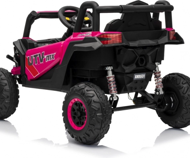 Auto elettrico per bambini Buggy Madman UTV-MX rosa