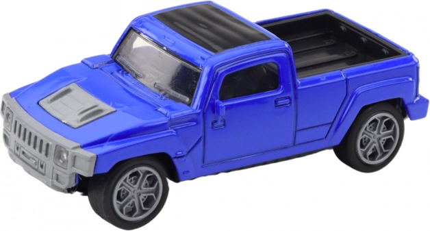 Set Macchinina con Caravan Blu