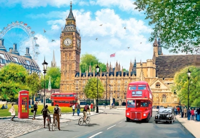 Puzzle mattina movimentata a Londra 1000 pezzi