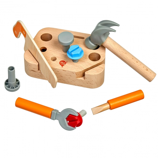 Set di attrezzi in legno per bambini - Piccolo carpentiere