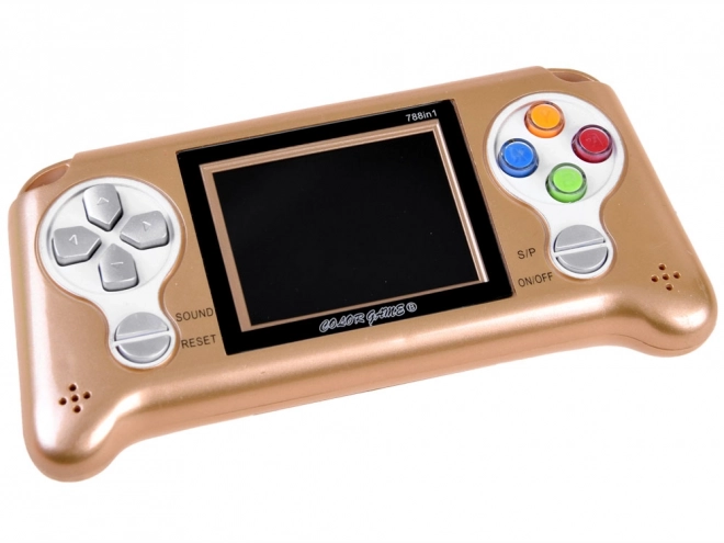 Console di gioco portatile con 70 giochi – oro