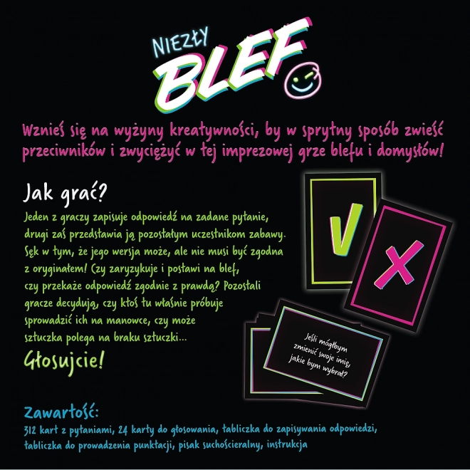 Gioco Niezły Blef di Trefl