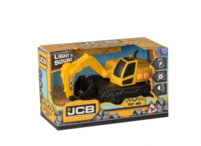 Mini escavatore JCB con luci e suoni