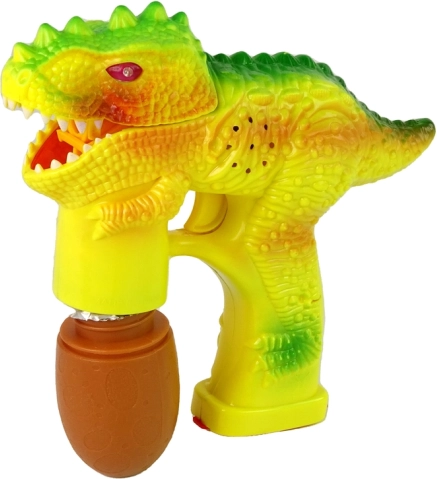 Adorabile dinosauro che sputa bolle