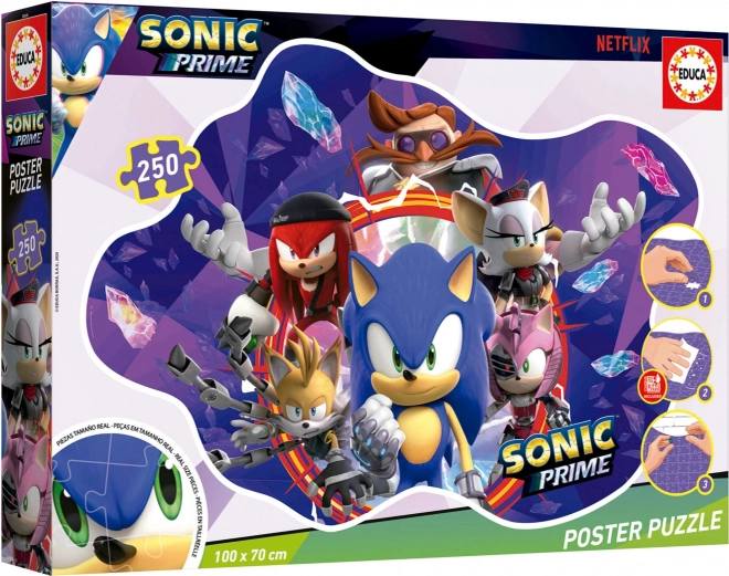 Puzzle Poster Sonic 250 Pezzi