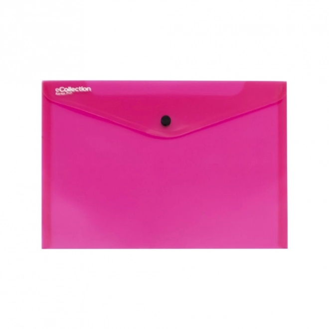 Pochette a pressione formato A4 rosa