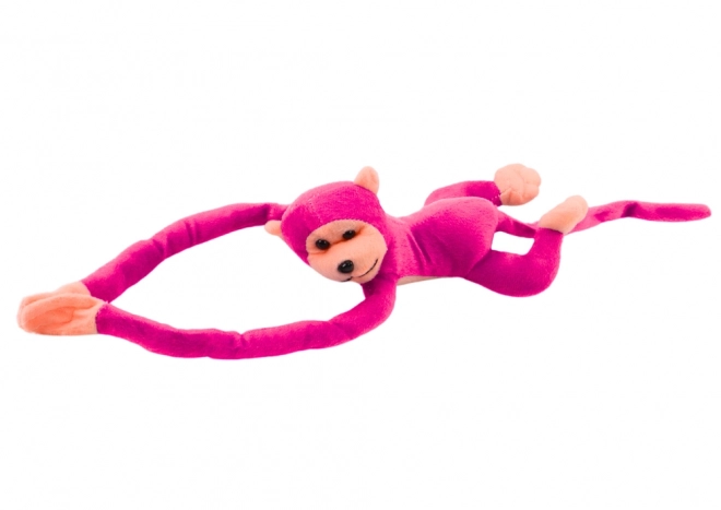 Peluche Scimmietta Sonora Rosa Scuro 80 cm