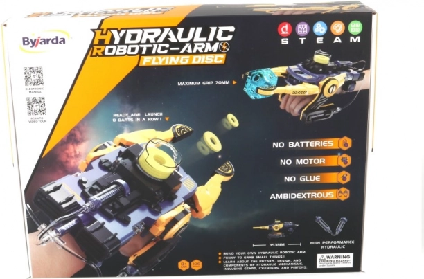 Braccio robotico idraulico – kit educativo da 106 pezzi