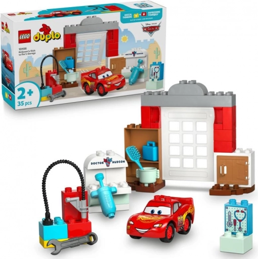Lego Duplo Disney e Pixar Cars – visita di Saetta McQueen nell’officina di Cricchetto