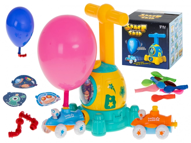 Set Auto Aerodinamico Con Lancia Palloncini