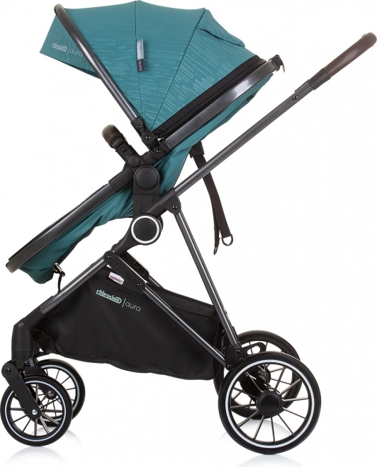 Passeggino combinato Aura 2 in 1 Teal