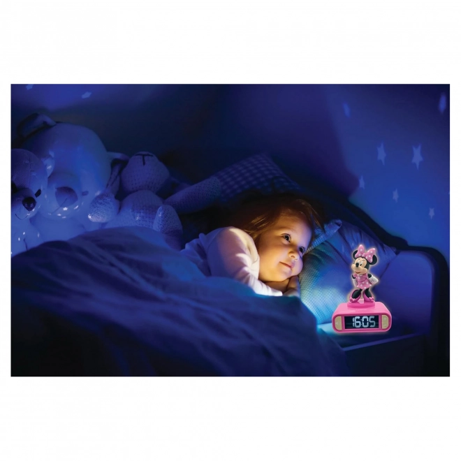 Sveglia con luce notturna 3D Minnie Mouse