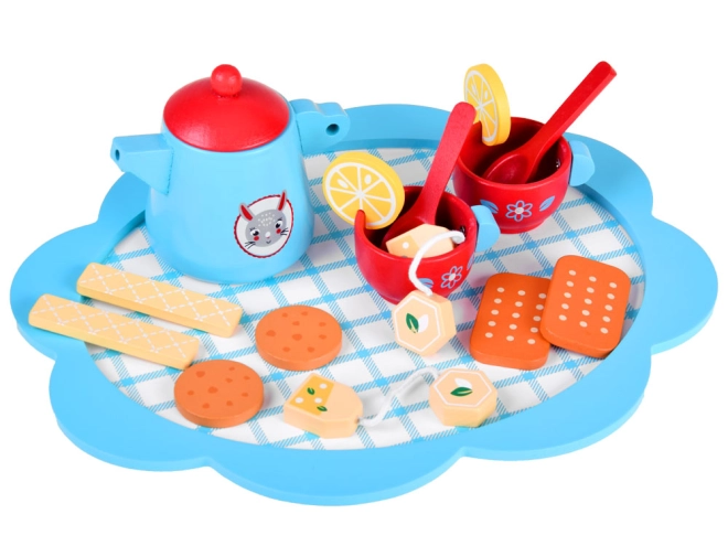 Set completo per una piccola festa del tè