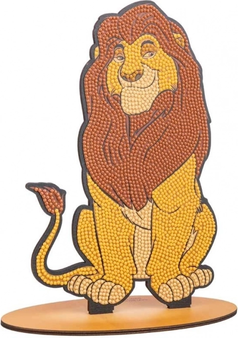 Pittura di diamanti Re Leone: Mufasa