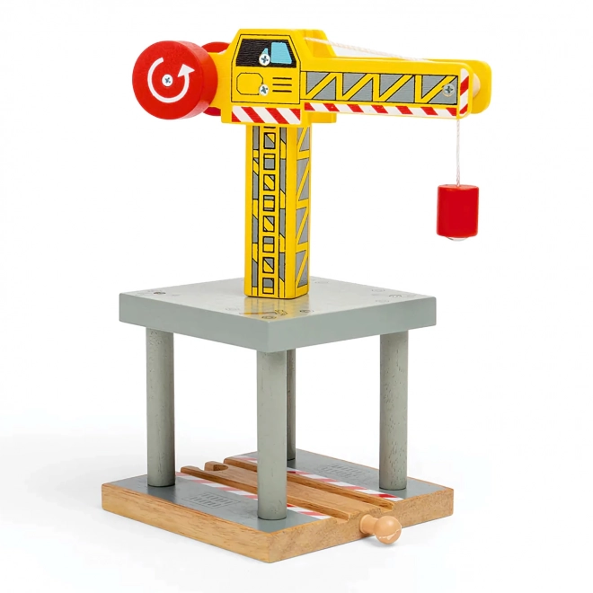 Grande gru gialla Bigjigs Rail