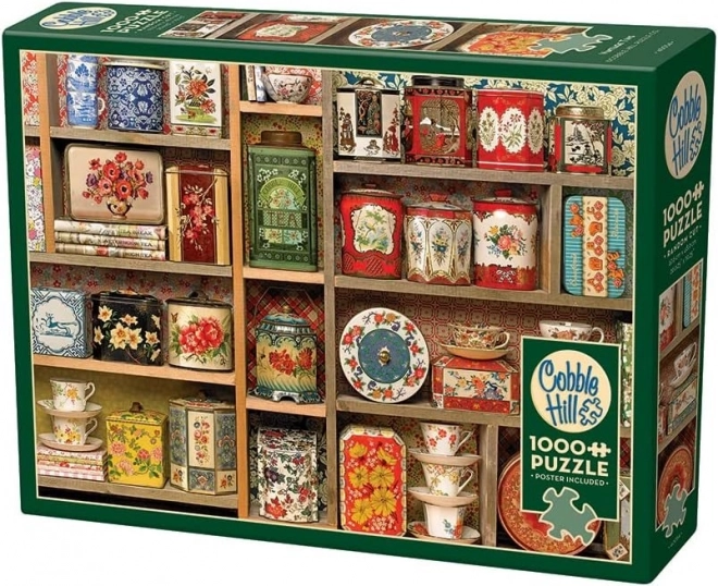 Cobble Hill puzzle - Lattine da tè vintage 1000 pezzi