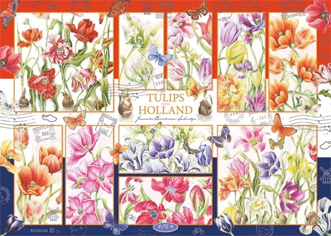 Puzzle Tulipani Olandesi 1000 Pezzi