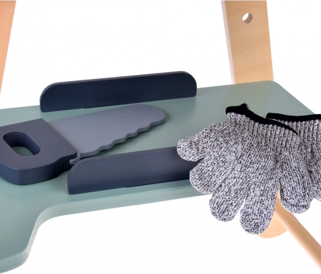 Set laboratorio in legno per piccoli fai-da-te