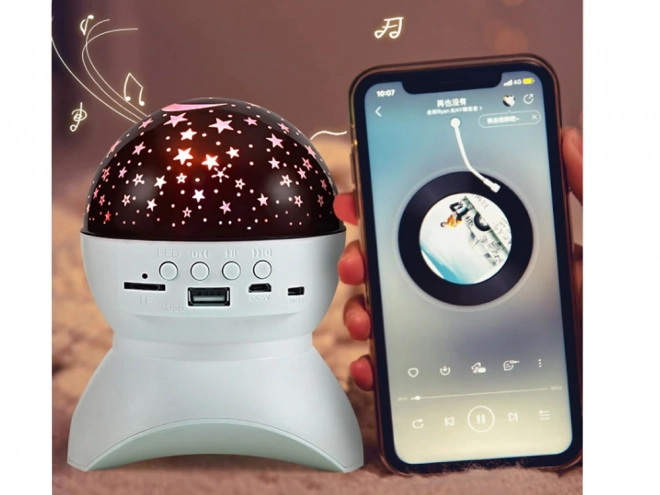 Proiettore di luci stellari notturne con altoparlante Bluetooth USB