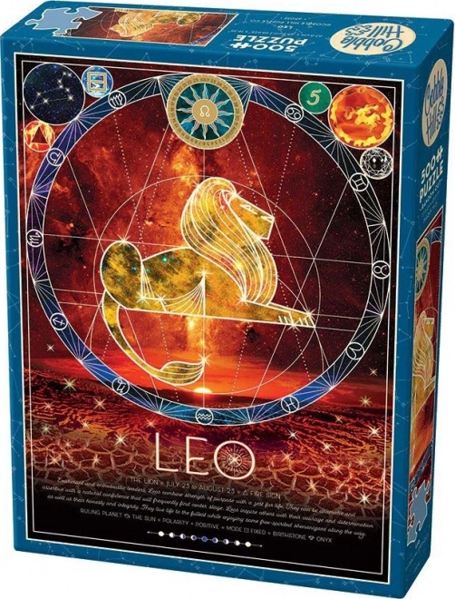 Puzzle Segno Zodiacale Leone 500 Pezzi