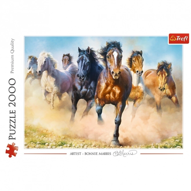 Puzzle Trefl Cavalli Galoppanti 2000 Pezzi