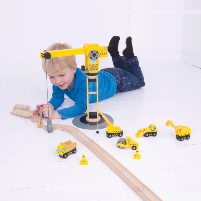 Gru e macchine edili Bigjigs Rail