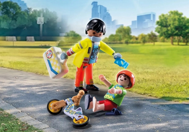 Playmobil City Life Paramedico con Paziente