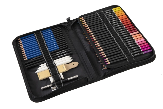 Equipaggiamento completo per disegnare