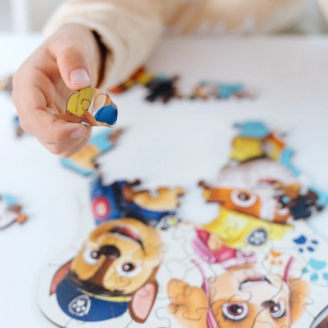 Puzzle di legno 50 pezzi Paw Patrol