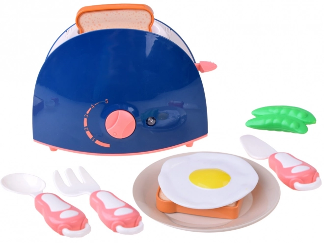 Set di accessori da cucina con tostapane e mixer