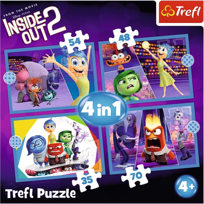 Puzzle 4 in 1 Emozioni Dominanti Inside Out 2