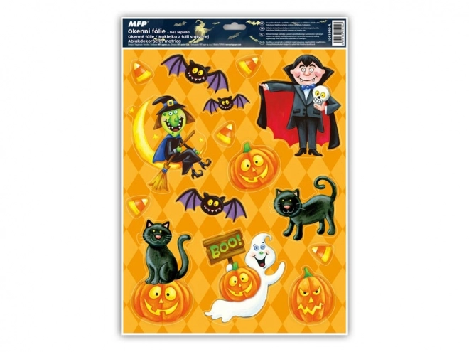 Folie per finestre Halloween con glitter